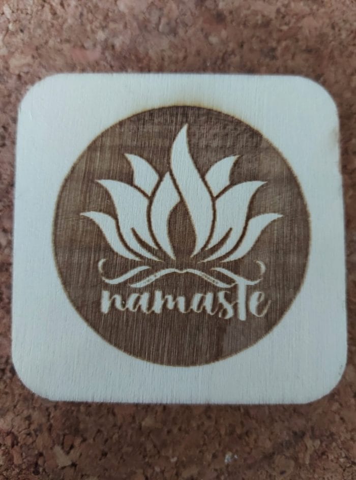 Getränke Untersetzter NAMASTE