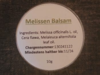Melissen Balsam