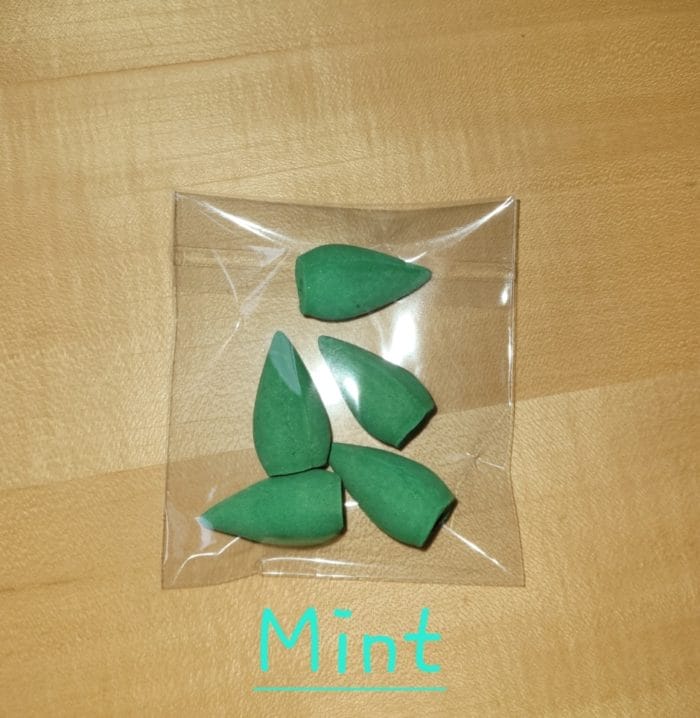 Räucherkegel Mint